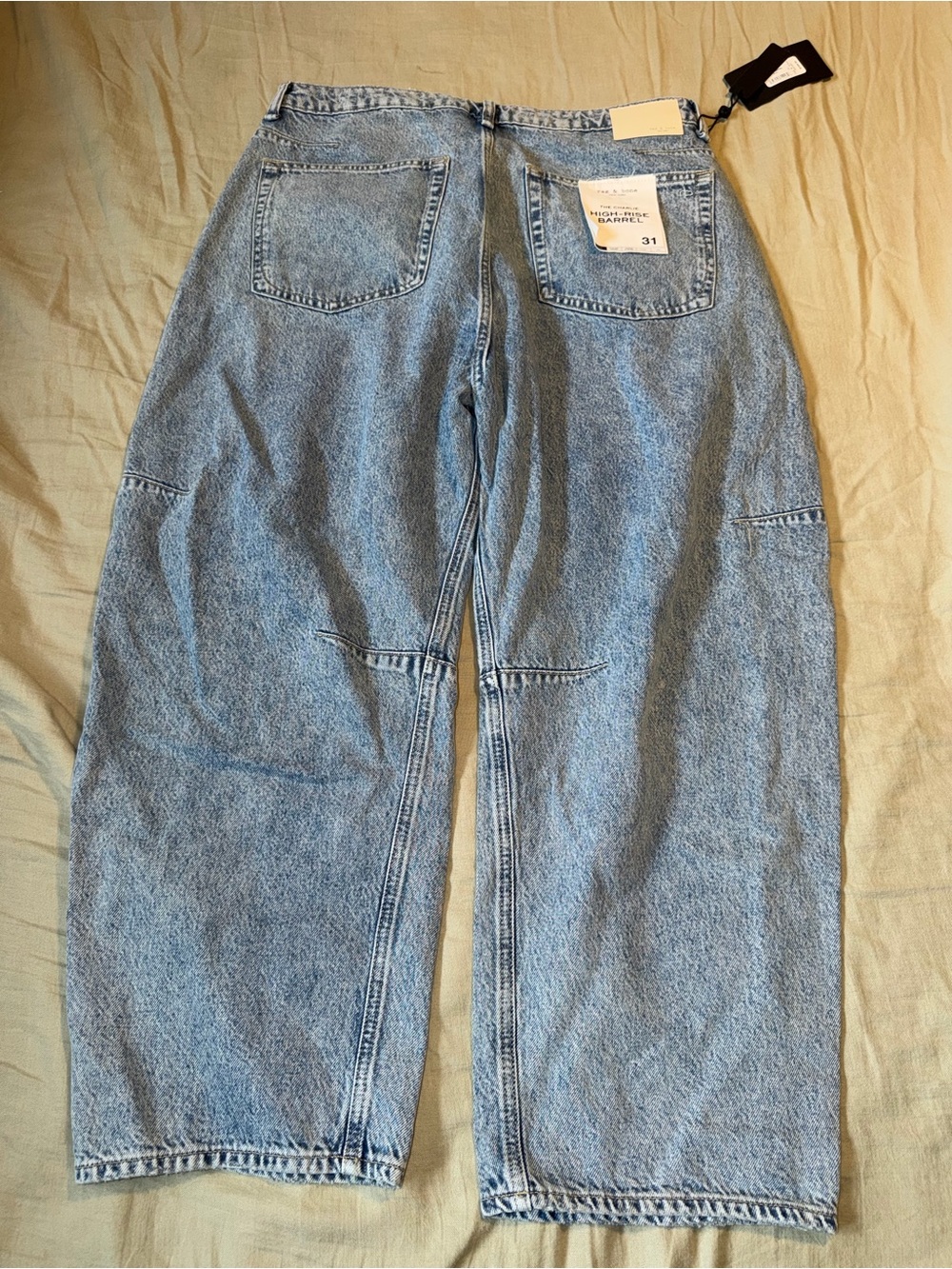 "The Charlie" High-Rise Barrel Jeans - Picture 4 of 5